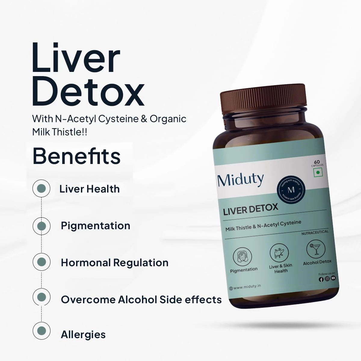 Miduty Liver Detox Supplement, 240 g-2.webp